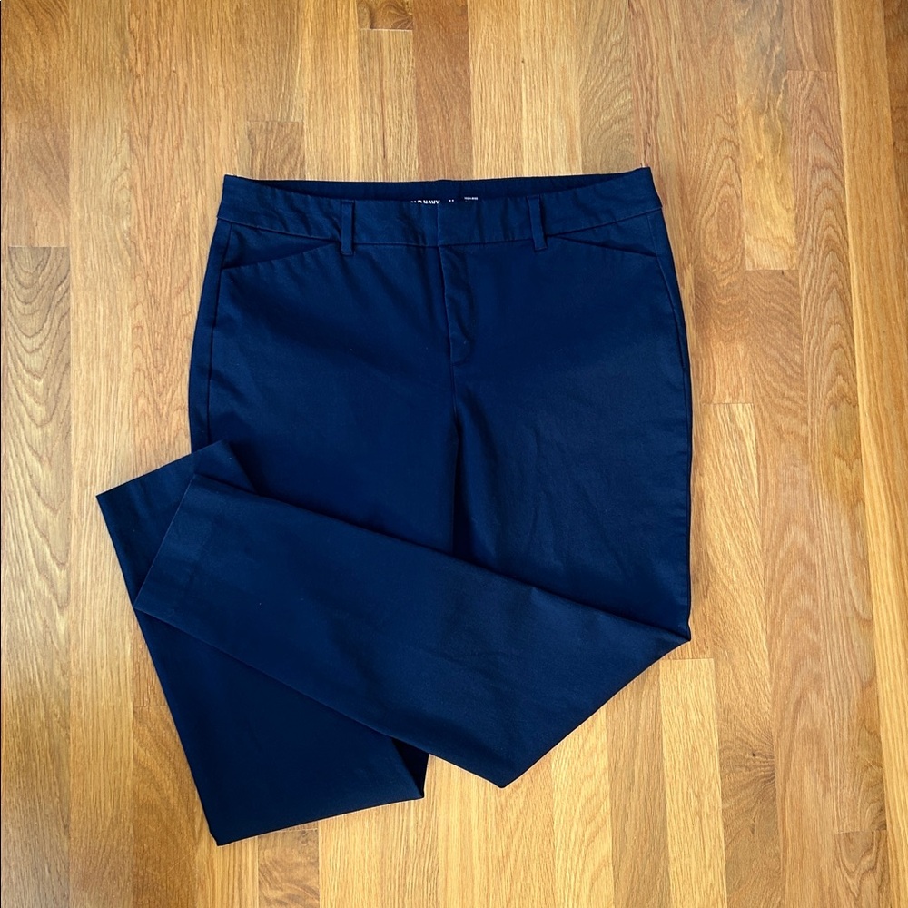 Old Navy High-Rise Pixie Pants Blue 14